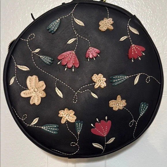 Portland Leather Folklore Large Circle Bag- LIMITED EDITION! - Picture 1 of 8